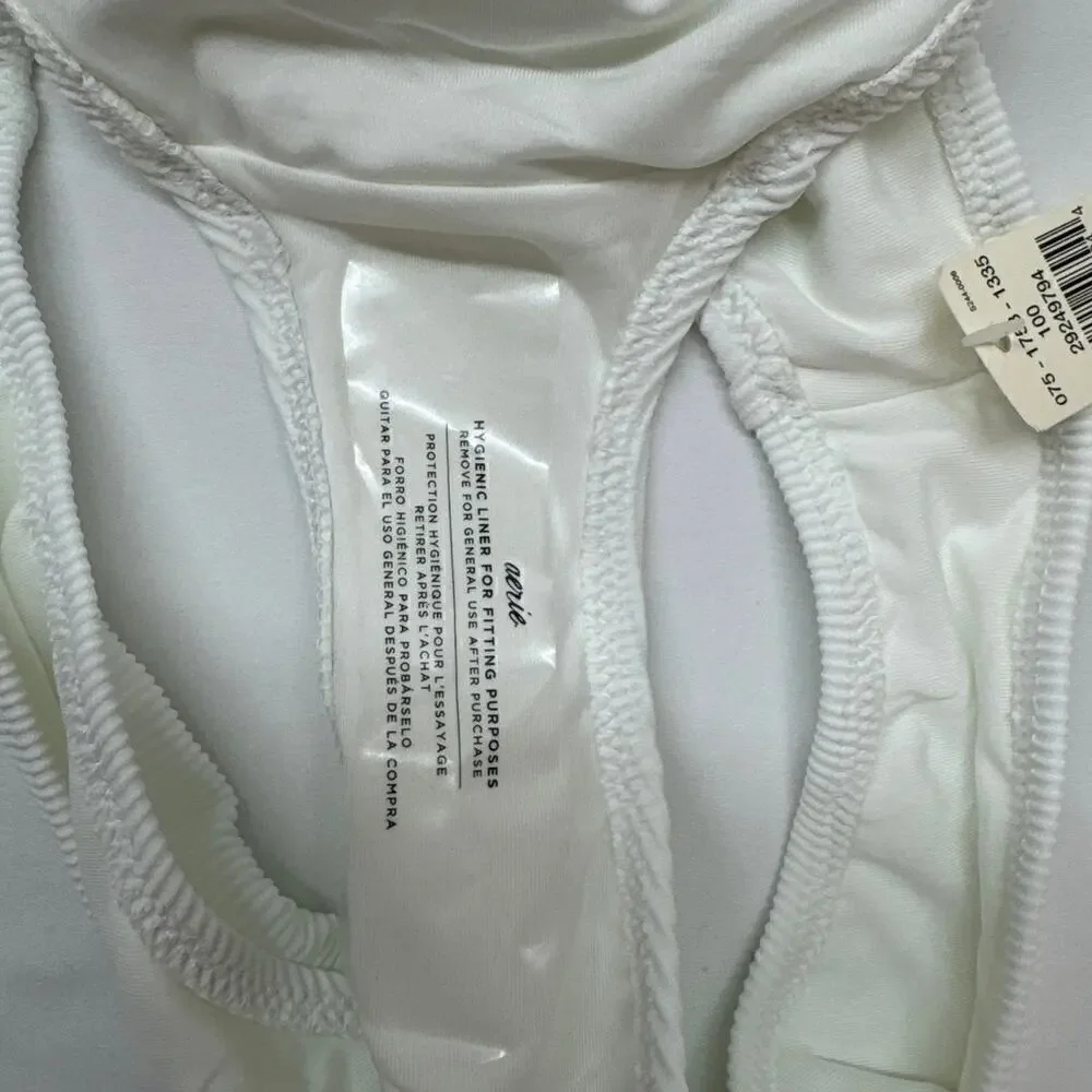 AERIE SWIMWEAR Women's Ribbed Bikini Bottom‎ Large    NWT